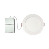 6" LED Can Killer Downlight, 12W Ultra Thin, 1050 Lumens, 5CCT Adjustable, ETL Listed Fixture